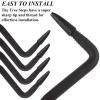 GBACHOOSE 12 Pack Screw in Tree Steps for Hunting 5 Inch Tree Steps for Climbing, Tree Climbing Screw in Steps for Hunting, with Slip-Resistant knurling Pattern view 4