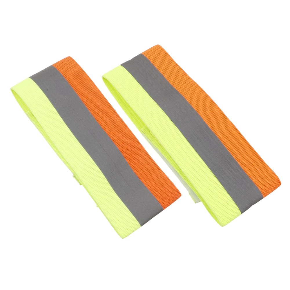 LIOOBO 1pair High Visibility Reflective Bands for Night Running Reflective Armbands for Safety Sports Gear for Men and Women for Outdoor Activities