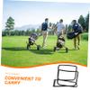 WHAMVOX 2pcs Convenient Golf Ball Clips Portable Golf Clips Stainless Steel Holder Balls Storage for view 2