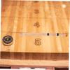 GOOHOCHY Competition Scorer Shuffleboard Score Markers Tabletop Score Counters Sturdy Wooden Material Scorekeepers view 3