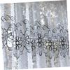 Cabilock Semi-Sheer Window Curtain Polyester Nice Wear Tear Resistance Boho Style for Home Grey view 3