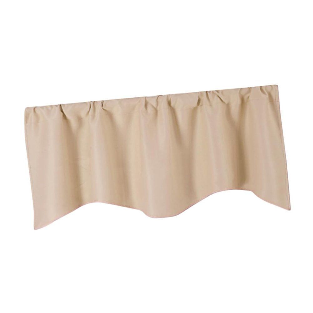 Cabilock High Precision Short Window Curtains Thermal Insulated Light Blocking Drapes for Kitchen Living Room and Bedrooms Beige