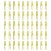 PATIKIL Archery Arrow Nocks 6.2mm 0.244", 50 Pack Insert Arrow Nock Replacement for Shooting, Transparent Yellow view 1
