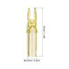 PATIKIL Archery Arrow Nocks 6.2mm 0.244", 50 Pack Insert Arrow Nock Replacement for Shooting, Transparent Yellow view 2