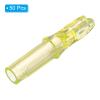 PATIKIL Archery Arrow Nocks 6.2mm 0.244", 50 Pack Insert Arrow Nock Replacement for Shooting, Transparent Yellow view 3