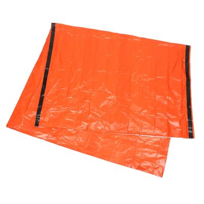 COOLHIYA Survival Tube Tent Aluminum Foil Emergency Shelter for Outdoor Adventure Reflective Heat Insulation