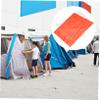 COOLHIYA Survival Tube Tent Aluminum Foil Emergency Shelter for Outdoor Adventure Reflective Heat Insulation view 2
