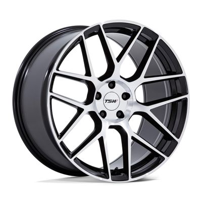 TW002 22X9 5X112 G-BLK-MCH 27MM Custom Wheel