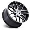 TW002 22X9 5X112 G-BLK-MCH 27MM Custom Wheel view 2