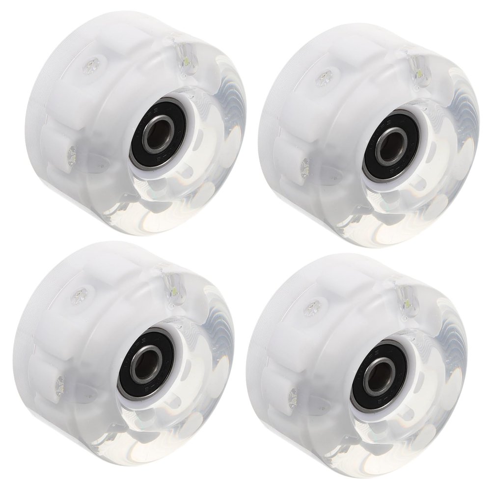 WHAMVOX Light up Roller Skating Wheels Flashing Wheels for Inline Skates Skateboards Durable Easy to Install for Use