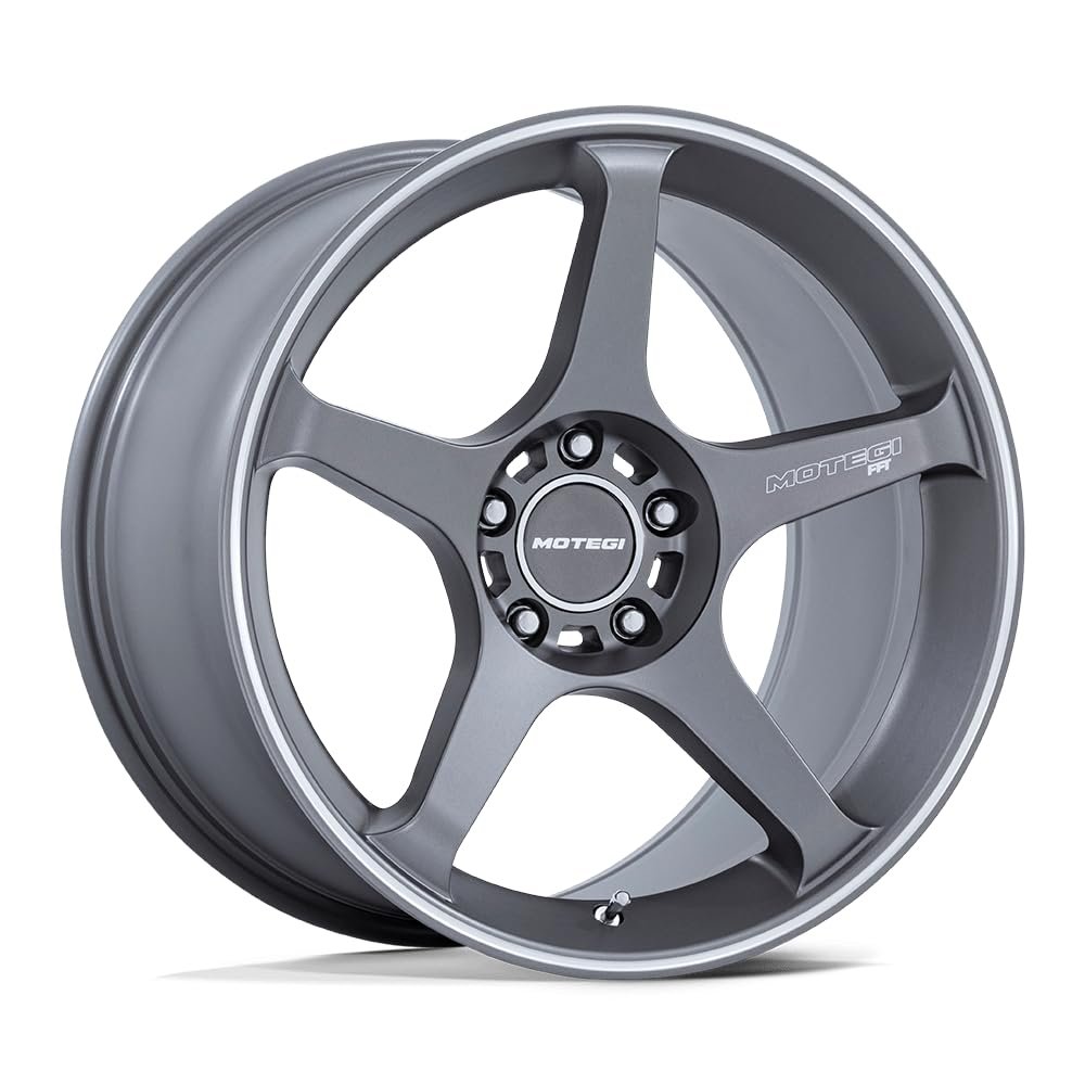 Motegi MR159 BATTLE V 18X10.5 5X4.5 6.73 25mm GUNZILLA W MACHINED LIP STRIPE - MR159AD18051225