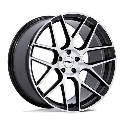TSW TW002 22X9 5X112 G-BLK-MCH 20MM Custom Wheel