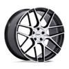 TSW TW002 22X9 5X112 G-BLK-MCH 20MM Custom Wheel view 2
