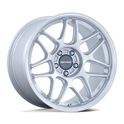 Motegi MR158 TSUBAKI 19X8.5 5X4.5 6.13 35mm HYPER SILVER W/MACHINED LIP - MR158SD19851235