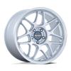 Motegi MR158 TSUBAKI 19X8.5 5X4.5 6.13 35mm HYPER SILVER W/MACHINED LIP - MR158SD19851235 view 1