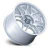 Motegi MR158 TSUBAKI 19X8.5 5X4.5 6.13 35mm HYPER SILVER W/MACHINED LIP - MR158SD19851235 view 3