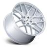 TSW TW002 17X8 5X4.25 G-SLV-MACH 40MM Custom Wheel view 2