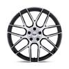 TW002 17X8 5X112 G-BLK-MCH 45MM Custom Wheel view 4