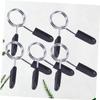 Anneome 5pcs Spring Clamp Barbell Collars for Weightlifting Powerlifting and Cross Fit Design Prevents Disc Slippage for Gym Use view 3