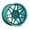 Motegi MR158 TSUBAKI 18X9.5 5X112 6.63 35mm HOKKAIDO GREEN W/MACHINED LIP - MR158ED18955735 view 2