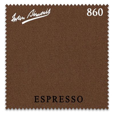 Iwan Simonis 860 Pool Billiard Table Cloth - Authorized Dealer (Espresso, 8 ft)