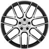 TSW TW002 22X9 5X120 G-BLK-MCH 27MM Custom Wheel view 3