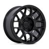 KMC HATCHET 17X8.5 6X5.54.36-10mm MATTE BLACK - KM730MX17856810N view 1
