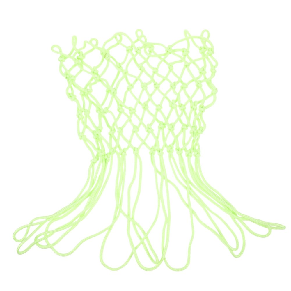 SUPVOX Sturdy Basketball Net Green Glow Dark Design for Use Easy to Install for Boys and Girls and Adults Basketball Play