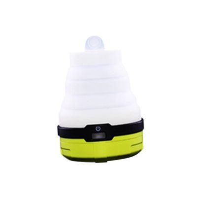 COOLHIYA Led Rechargeable Folding Silicone Camping Light Mini Colorful Atmosphere Lamp for Outdoor Adventures Telescopic Design Emergency Use Lightweight and Portable