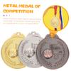Yardwe 3pcs Sports Medals Gold Silver Bronze Award Medals for Basketball Competitions for Boys and Girls Sports Tournaments and Celebration Events view 2