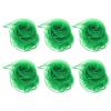 PATIKIL Dance Scarves, 6 Pcs Square Juggling Scarves 24 by 24 Inches for Play Magic Music Activity Juggling Dressing, Grass Green view 1