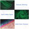 PATIKIL Dance Scarves, 6 Pcs Square Juggling Scarves 24 by 24 Inches for Play Magic Music Activity Juggling Dressing, Grass Green view 3
