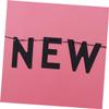 CHILDWEET New Year Party Decoration Flag Glitter Star Bunting Happy New Year Banner Photo Prop No Odor Paper view 4