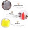 GOOHOCHY 4pcs Large Capacity Outdoor Water Storage Bag Lightweight Water Bag for Camping Hiking and Travel Transparent and Red view 3