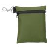 PATIKIL Golf Tee Pouch 6.7x5.5 Inch, Zipper Golf Ball Bag with Metal Lobster Claw Clip for Men Women Valuables Holder, Army Green view 1