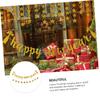 Alipis 1set Year Party Banners Glittery Buntings Wine Bottle Design for Festive Decor Golden for Walls Doors and view 3