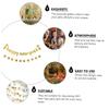 Alipis 1set Year Party Banners Glittery Buntings Wine Bottle Design for Festive Decor Golden for Walls Doors and view 4
