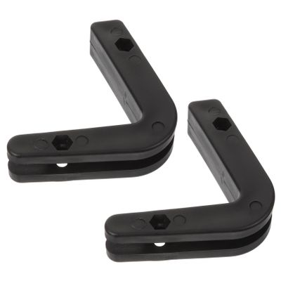 balacoo 2pcs Wall Mounted Barbell Storage Rack for Home Gym Durable Fitness Equipment Organizer Space-saving Barbell Hooks for Easy Access and Secure Storage