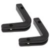 balacoo 2pcs Wall Mounted Barbell Storage Rack for Home Gym Durable Fitness Equipment Organizer Space-saving Barbell Hooks for Easy Access and Secure Storage view 1