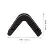 balacoo 2pcs Wall Mounted Barbell Storage Rack for Home Gym Durable Fitness Equipment Organizer Space-saving Barbell Hooks for Easy Access and Secure Storage view 2