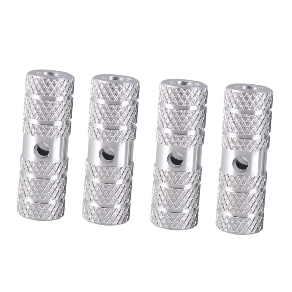 GOOHOCHY Aluminum Alloy Bike Foot Pegs Pedals 9.5mm/10mm Fit Mountain Easy Install for Bikers