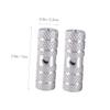 GOOHOCHY Aluminum Alloy Bike Foot Pegs Pedals 9.5mm/10mm Fit Mountain Easy Install for Bikers view 3