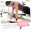 balacoo 1set Abdominal Fitness Disc Non-Slip Surface Low-Impact Sliding Board and Knee Pad for Core Strengthening Compact and Quiet Gym Equipment for Women view 2