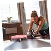 balacoo 1set Abdominal Fitness Disc Non-Slip Surface Low-Impact Sliding Board and Knee Pad for Core Strengthening Compact and Quiet Gym Equipment for Women view 4