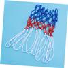 SUPVOX 4pcs Heavy Duty Tricolor Basketball Nets Weather Nylon Replacement for Standard Rims for Outdoor Games and Practices view 2