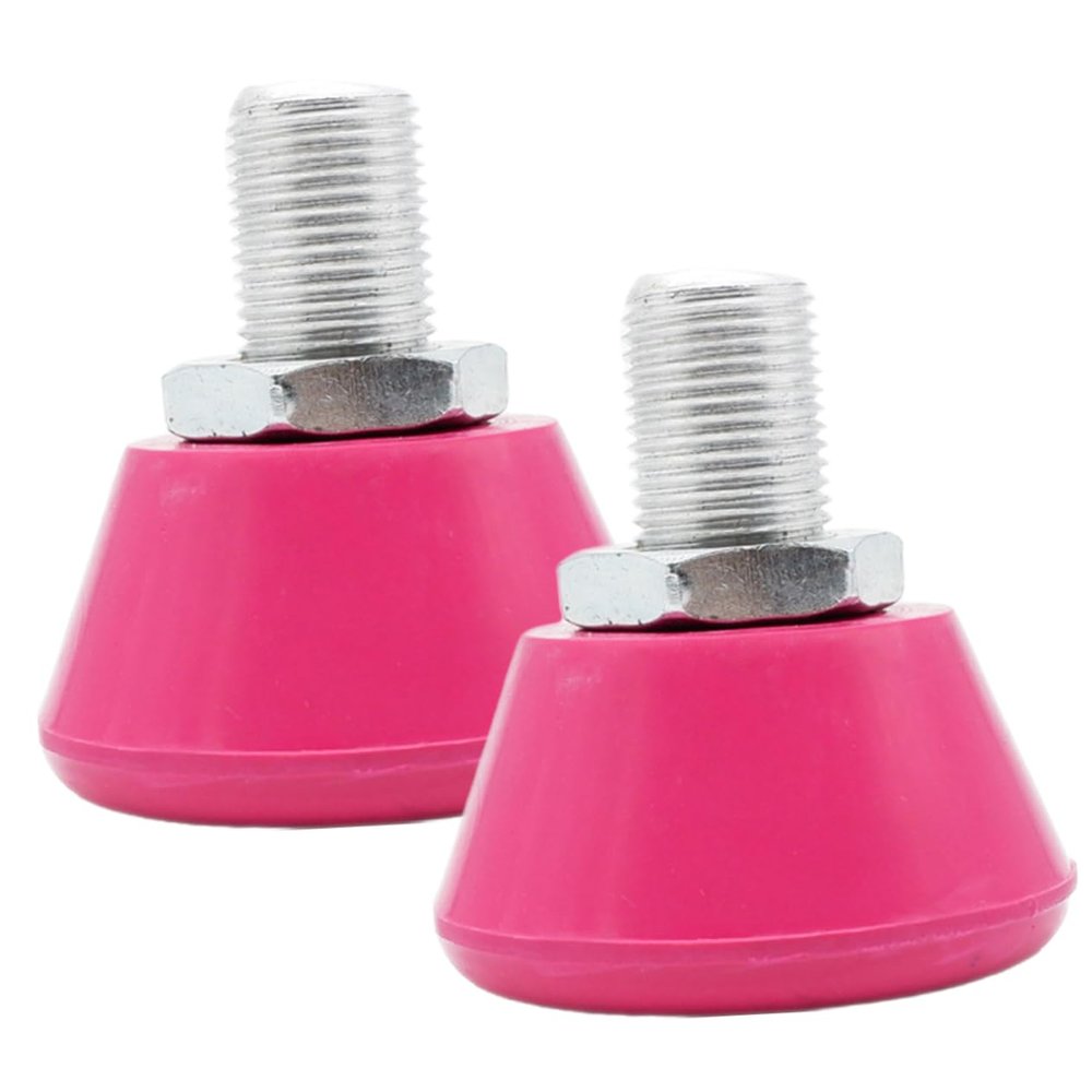 Abaodam Adjustable Rubber Roller Skate Toe Stops Easy to Install Toe Brakes for Skating Ergonomic Design for Stability and Control Great for Outdoor Use