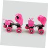 Abaodam Adjustable Rubber Roller Skate Toe Stops Easy to Install Toe Brakes for Skating Ergonomic Design for Stability and Control Great for Outdoor Use view 3