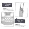 WHAMVOX Outdoor Slotted Spoon Compact Stainless Steel Skimmer for Camping Hiking and Outdoor Activities Durable and Lightweight Cooking Utensil view 3