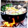 WHAMVOX Outdoor Slotted Spoon Compact Stainless Steel Skimmer for Camping Hiking and Outdoor Activities Durable and Lightweight Cooking Utensil view 4