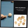 BESPORTBLE 20pcs Billiard Copper Tip for Cue Sticks Replacement Hoops for Snooker and Pool Easy to Install Smooth Compatible view 2